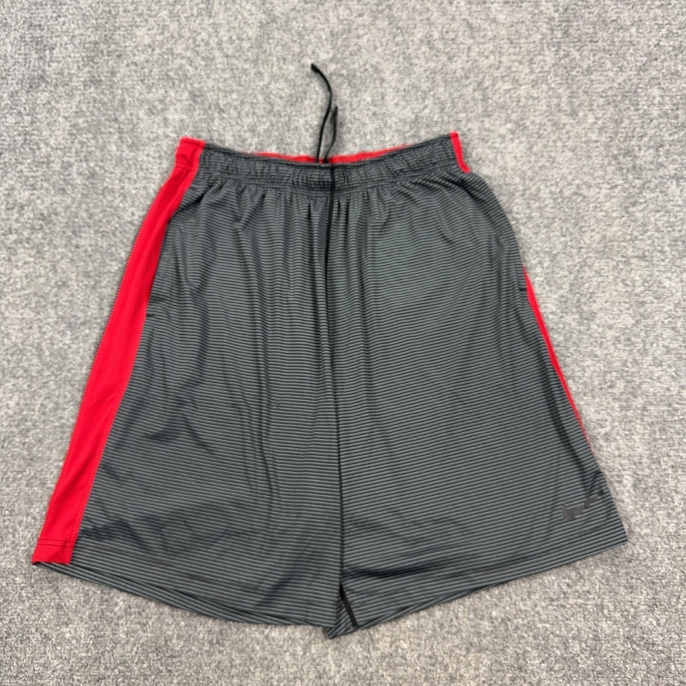 Nike Fly Shadow Dri-FIT Shorts Mens L Gray Striped Athletic 11 Inseam 644283-011